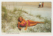 Load image into Gallery viewer, Greetings - Come on Down to Florida, USA - Vintage Original Postcard # 1997 - New - 1970's - VG
