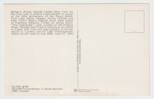 Load image into Gallery viewer, Nancy Reagan and Prince Charles, New York, 50th Anniversary of the Royal Ballet - Vintage Original Postcard # 2008 - New, 1980's - NM