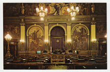 Load image into Gallery viewer, State Capitol Building, Harrisburg, Pennsylvania, USA (Senate Chamber) - Vintage Original Postcard # 2021 - New, 1970's - MT