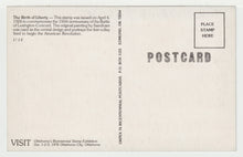 Load image into Gallery viewer, The Birth of Liberty (USA) - 1976 Oklahoma Stamp Exhibition - Vintage Original Postcard # 2023 - New - NM