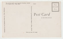 Load image into Gallery viewer, 13th Street Worship at Boston Avenue, Tulsa, Oklahoma, USA Vintage Original Postcard # 2135 - New - 1960's