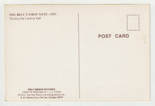 Load image into Gallery viewer, The Bell's First Note in 1753, USA - Artist J.L.G. Ferris - Vintage Original Postcard # 2145 - New - 1972 - VG
