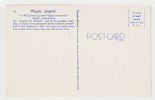 Load image into Gallery viewer, Charles W. Morgan Wooden Whaleship, Mystic, Connecticut, USA Vintage Original Postcard # 2163 - New - 1960's - NM