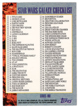 Load image into Gallery viewer, Checklist - Series 1 - Star Wars Galaxy (Trading Card) # NNO - 1993 Topps - Mint