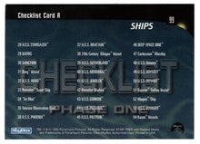 Load image into Gallery viewer, Checklist A Ships (Trading Card) - 30 Years of Star Trek - Phase One - 1995 Skybox # 99 - Mint