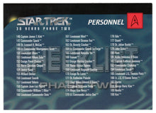 Load image into Gallery viewer, Checklist D Personnel (Trading Card) - 30 Years of Star Trek - Phase Two - 1996 Skybox # 199 - Mint