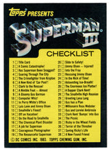Load image into Gallery viewer, Checklist (Trading Card) - Superman III - 1983 Topps # 99 - Mint