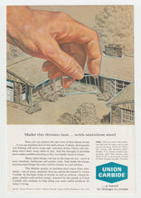 Load image into Gallery viewer, Union Carbide - Vintage Ad (Make Dream Last with Stainless Steel) - # 1080 - 1960's
