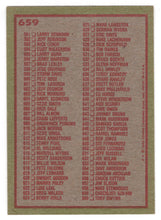 Load image into Gallery viewer, Checklist # 5 (# 529 - # 660) (MLB Baseball Card) 1985 Topps # 659 Mint