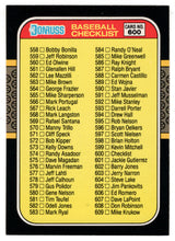 Load image into Gallery viewer, Checklist # 7 (MLB Baseball Card) 1987 Donruss # 600 NM/MT