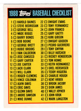 Load image into Gallery viewer, Checklist (MLB Baseball Card) 1988 Topps UK Mini # 88 Mint