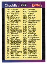 Load image into Gallery viewer, Checklist # 7 (# 578 - # 680, MVP's) (MLB Baseball Card) 1989 Donruss # 600 Mint