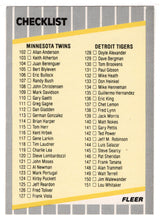 Load image into Gallery viewer, Checklist # 2 (MLB Baseball Card) 1989 Fleer # 655 Mint