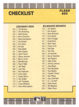 Load image into Gallery viewer, Checklist # 2 (MLB Baseball Card) 1989 Fleer # 655 Mint