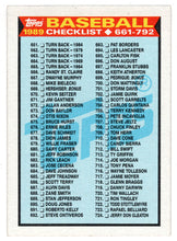 Load image into Gallery viewer, Checklist # 5 (MLB Baseball Card) 1989 Topps # 782 Mint