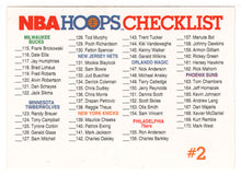 Load image into Gallery viewer, Checklist # 2 (NBA Basketball Card) 1991-92 Hoops # 330 Mint