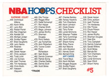 Load image into Gallery viewer, Checklist # 5 (NBA Basketball Card) 1991-92 Hoops # 590 Mint