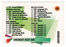 Load image into Gallery viewer, Checklist # 6 (NBA Basketball Card) 1991-92 Skybox # 350 Mint