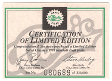 Load image into Gallery viewer, Checklist (MLB Baseball Card) 1991 Classic Draft Picks # NNO Mint