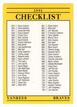 Load image into Gallery viewer, Checklist # 7 (# 655 - # 720) (MLB Baseball Card) 1991 Fleer # 720 Mint