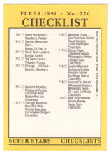 Load image into Gallery viewer, Checklist # 7 (# 655 - # 720) (MLB Baseball Card) 1991 Fleer # 720 Mint