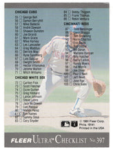 Load image into Gallery viewer, Checklist # 1 - Gregg Jefferies - New York Mets (MLB Baseball Card) 1991 Fleer Ultra # 397 Mint