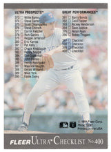 Load image into Gallery viewer, Checklist # 4 - Nolan Ryan - Texas Rangers (MLB Baseball Card) 1991 Fleer Ultra # 400 Mint