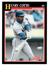 Load image into Gallery viewer, Henry Cotto - Seattle Mariners (MLB Baseball Card) 1991 Score # 282 Mint
