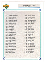 Load image into Gallery viewer, Checklist # 1 (NHL Hockey Card) 1991-92 Upper Deck # 100 Mint