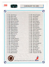 Load image into Gallery viewer, Checklist # 2 (NHL Hockey Card) 1991-92 Upper Deck # 200 Mint