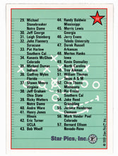 Load image into Gallery viewer, Checklist # 1 (# 1 - # 57) (NFL - NCAA Football Card) 1991 Star Pics # 111 Mint