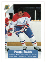 Load image into Gallery viewer, Philippe Boucher - Jeff Nelson - Scott Niedermayer (NHL Hockey Card) 1991 Ultimate Draft Picks French Edition # 75 Mint