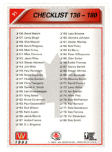 Load image into Gallery viewer, Checklist # 2 (CFL Football Card) 1992 All World # 91 Mint