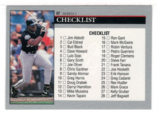 Load image into Gallery viewer, Checklist # 1 (MLB Baseball Card) 1992 Leaf # 67 Mint