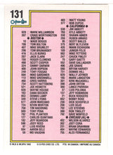 Load image into Gallery viewer, Checklist # 1 (MLB Baseball Card) 1992 O-Pee-Chee # 131 Mint