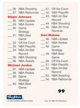 Load image into Gallery viewer, Checklist # 1 (NBA Basketball Card) 1992 Skybox USA # 99 Mint