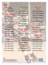 Load image into Gallery viewer, Checklist # 1 - Series 2 - David Robinson (NBA Basketball Card) 1993-94 Hoops # 419 Mint