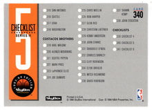 Load image into Gallery viewer, Checklist # 5 (NBA Basketball Card) 1993-94 SkyBox Premium # 340 Mint