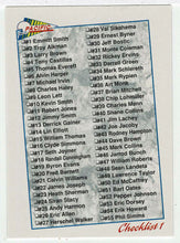 Load image into Gallery viewer, Checklist # 1 (# 1 - # 110) (NFL Football Card) 1993 Pacific # NNO Mint