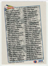 Load image into Gallery viewer, Checklist # 1 (# 1 - # 110) (NFL Football Card) 1993 Pacific # NNO Mint