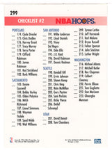 Load image into Gallery viewer, Checklist # 2 (NBA Basketball Card) 1994-95 Hoops # 299 Mint
