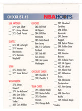 Load image into Gallery viewer, Checklist # 5 (NBA Basketball Card) 1994-95 Hoops # 390 Mint