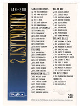 Load image into Gallery viewer, Checklist # 2 (NBA Basketball Card) 1994-95 SkyBox Premium # 200 Mint