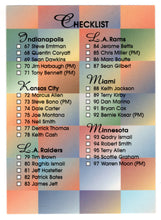 Load image into Gallery viewer, Checklist # 3 (NFL Football Card) 1994 Skybox Premium # 199 Mint