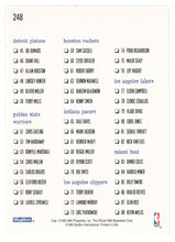 Load image into Gallery viewer, Checklist # 1 (NBA Basketball Card) 1995-96 Hoops # 248 Mint