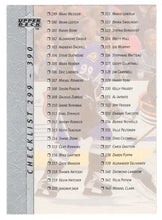 Load image into Gallery viewer, Checklist # 4 (# 299 - # 390) (NHL Hockey Card) 1996-97 Upper Deck # 390 Mint