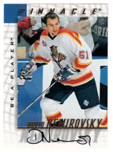 Load image into Gallery viewer, David Nemirovsky - Florida Panthers (NHL Hockey Card) 1997-98 Be A Player Pinnacle Authentic Autographs # 167 Mint