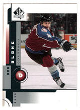 Load image into Gallery viewer, Rob Blake - Colorado Avalanche (NHL Hockey Card) 2001-02 Upper Deck SP Authentic # 19 Mint