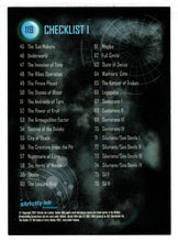 Load image into Gallery viewer, Checklist # 1 (Trading Card) Doctor Who - The Definitive Collection - Series Two - 2001 Strictly Ink # 119 - Mint