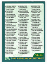 Load image into Gallery viewer, Checklist # 2 (NHL Hockey Card) 2003-04 O-Pee-Chee # NNO Mint